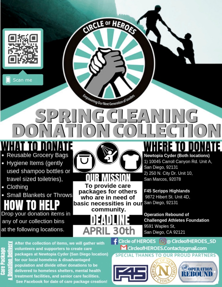 HEROES Flyer-Donation&amp;ClothingDrive2019